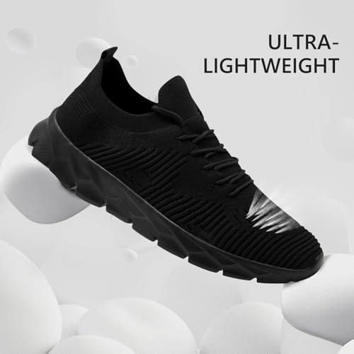 Mens Running Shoes Fashion Sneakers Slip on Breathable Tennis Gym Sports Workout Walking Shoes Lightweight3