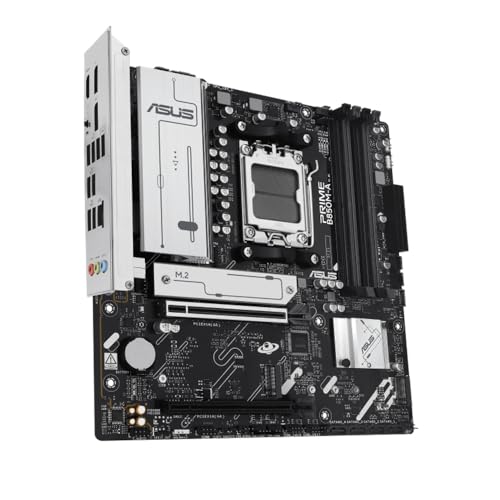 PRIME B850M-A-CSM, Scheda Madre AMD mATX, Slot DDR5, PCIe 5.0 Ready, 3 Slot M.2, Ethernet Realtek 2.5Gb, DisplayPort, HDMI, USB-C Anteriore da 5Gbps, BIOS FlashBack, Aura Sync - Scheda madre - Immagine 3