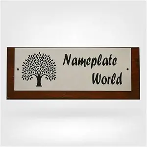 NameplateWorld Executive Nameplate with Designer Tree