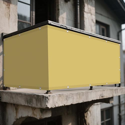 Voile d'ombrage jaune sable pour bloquer la chaleur du soleil - 2