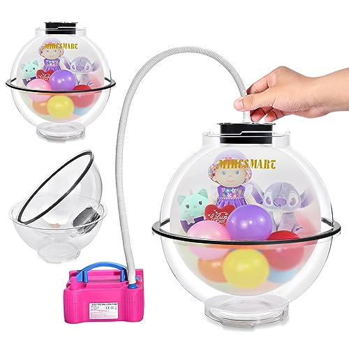 Balloon Stuffing Machine Kit, 45cm/17.7" Professional Tool with Pump & Expander Plier, Super DIY Balloon Stuffer Machine for Gifts Rose Bouquet Wedding Christmas Birthday Party Decoration