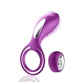 Liwen Anīlló Vībrǎdør para el Péné Mando Hombre y Mujer Anīlló Péné Estīmulǎdør Clítøríș Rętǎrdø Eręcciøn Silicona Anīlló Vībrǎdøres para Parejas Silęnciøso USB Recargable con 12 Modos