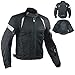 Produktbild A-Pro Sommer Mesh Motorradjacke Sport Motorbike Racing Touring Protektoren Schwarz M