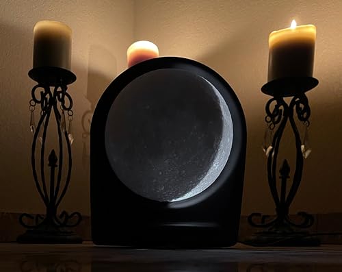 MOONDIAL Rotating 3D Lunar Phase Lamp