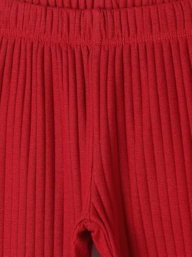 Milou Baby Girl's Regular Leggings (TGVGLG055_Red - Image 4 thumbnail