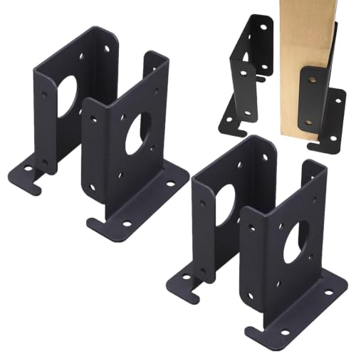 Soporte ajustable para postes de acero resistente diseñado para cimentación de pérgolas