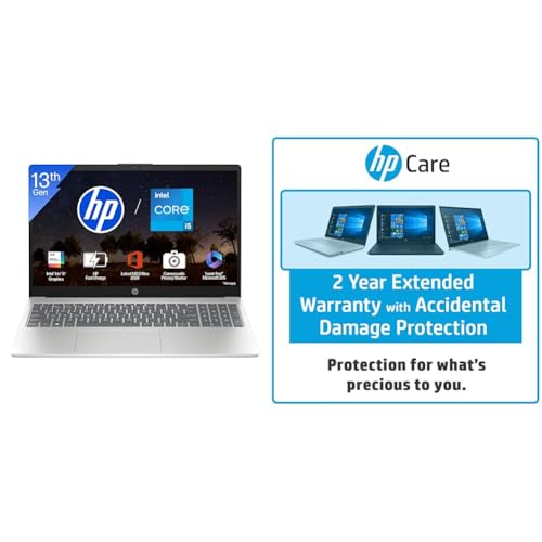Image of HP 15, 13th Gen Intel Core i5-1334U (16GB DDR4,512GB SSD) FHD, Anti-Glare,Micro-Edge, 15.6'' /39.6cm, Win11, M365(1yr)* O Care Pack 2 Years Additional Warranty with Onsite Support
