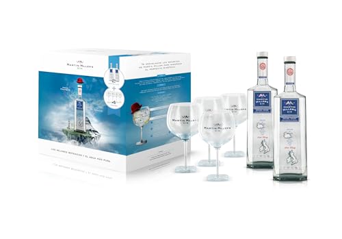Martin Miller's Pack de Ginebra con Botellas y Copas