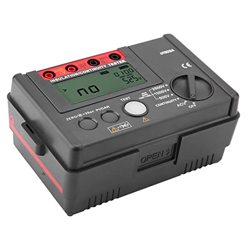 Image of Testing Meter Handheld Megohmmeter Tester Auto Range Data Logger Insulation Tester for Industry for Indoor Outdoor for Electrician