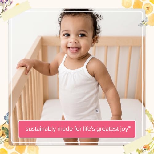 Burt's Bees Baby Girls' One-Piece Camisole Bodysuits - image 8