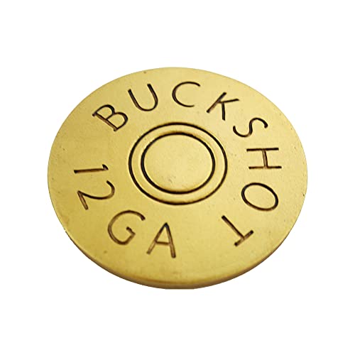Pine Ridge Buckshot Coasters - Southwest Decor Coasters Bullet Shaped Gifts - Rustic Bar Decor Gun Enthusiast Gifts For Men - Shotgun Shell Hunting Coasters (5 Piece Drink Coasters Set With Holder) #TOP5