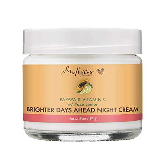 Sheamoisture Night Cream For Dull, Uneven Skin Papaya and Vitamin C Skin Care Moisturizer 2 oz