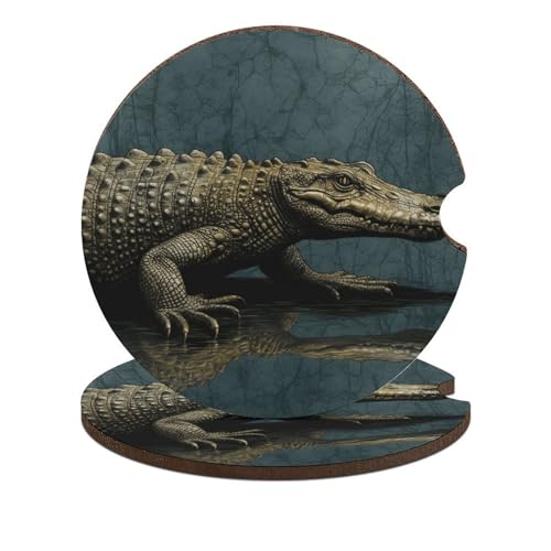 Coaster para Portavasos de Auto con Motivos Animales 2.6" Paquete x2 miniatura 1