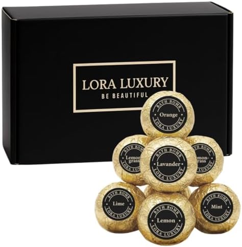 Bombas de baño - 12 bombas de baño con aceite esencial puro - Man...