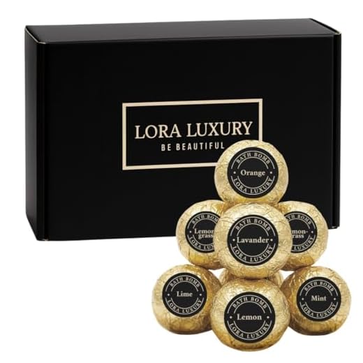 Bombe da bagno - 12 bombe da bagno con olio essenziale