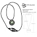 Power Balance Silicone Pendant Necklace for Men and Women, stretched sport necklace.