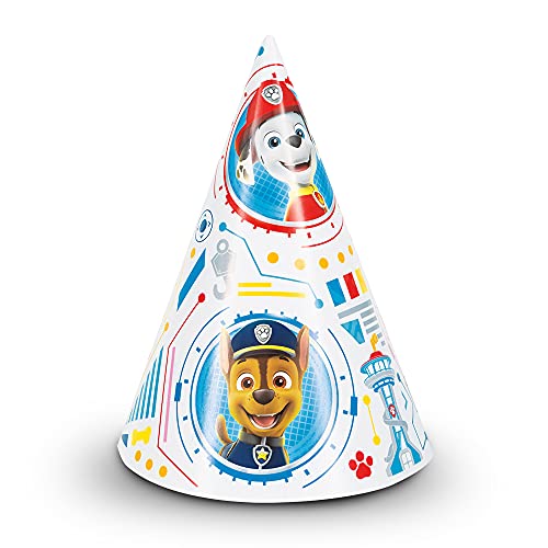 Paw Patrol Party Hats (8 Count) - Colorful & Fun Celebration Accessory Perfect for Kids Parties