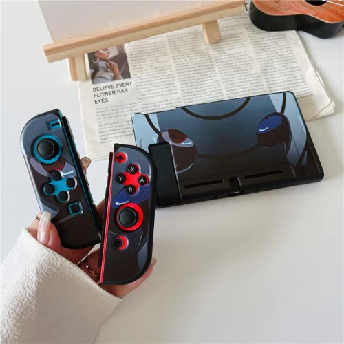 ENFILY Cute Soft Shockproof Uchiha Obito Dockable Cover Case Compatible with Nintendo Switch, Durabl