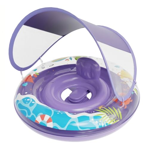 Flotteur pour bébé avec auvent pour les après-midi fraîcheur à la piscine