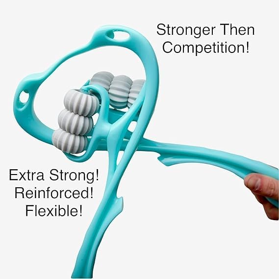 Acupression 6 Wheel Dual Pressure Point Cervical Neck Massager||Pinpoint Roller Neck Spine Massage Tool Relaxer Handheld Roller Therapy||Neck Acupoints 360° Adjustment 4
