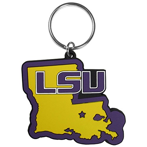 Siskiyou Sports NCAA LSU Tigers Flex Key Chain, Team Colors, One Size