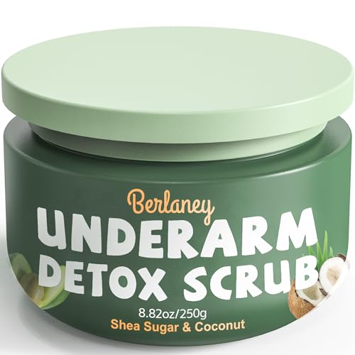 Shea Butter and Coconut Body Scrub – Exfoliating Scrub with Natural Ingredients for Smooth and Hydrated Skin – Paraben-Free, Cruelty-Free – 8.82oz