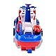 WBTY Kinder-Spielzeugboot, Elektrisch mit Musik-Licht-Wasser-Spray-Marine-Brandschutz-Modell