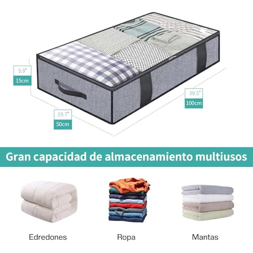 Comparativas de Organizadores de tela bajo cama los 7 más buscados. 8 Imagen adicional