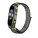 Produktbild SeNool Nylon Armband Kompatibel mit Xiaomi Mi Band 6/Mi Band 5/Mi Band 4, [Klettarmband] [Weiches, Atmungsaktives, Leichtes], Bänder Kompatibel mit Mi Band 6/5/4/3 - Grün
