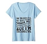Photo Gallery donna citazione divertente dell amicizia con scritta thankful my best friend chose me maglietta con collo a v Photo Gallery donna citazione divertente dell amicizia con scritta thankful my best friend chose me maglietta con collo a v