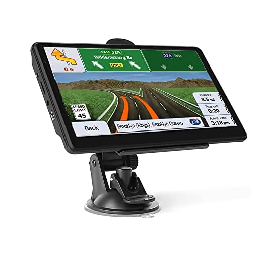 7 Pouce GPS Voiture,GPS Poids Lourds,Auto Navigation avec HD Écran Tactile,Multi-Languages Guidage Vocale 2025 Cartographie UK Europe Installée Mise à Jour Gratuite à Vie,pour Auto,Camion,Poids Lourd