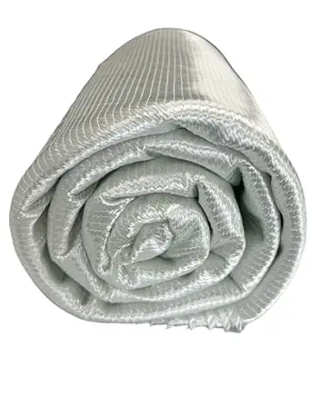 Polymer World Biaxial Fiberglass Cloth - Marine-Grade, 1708x50x5, 45/45 Cloth for Epoxy, Polyester & Vinyl Ester Resin