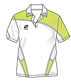 lotto 50 Colore: bianco / verde chiaro Lotto Polo Shock, Uomo, Bianco/Liz.Green - L (50)