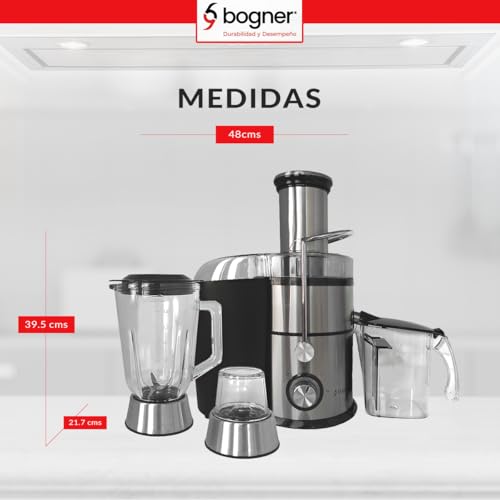 Listado de Licuadoras y exprimidores los mejores 10. 3 Licuadoras y exprimidores marca Bogner (3)