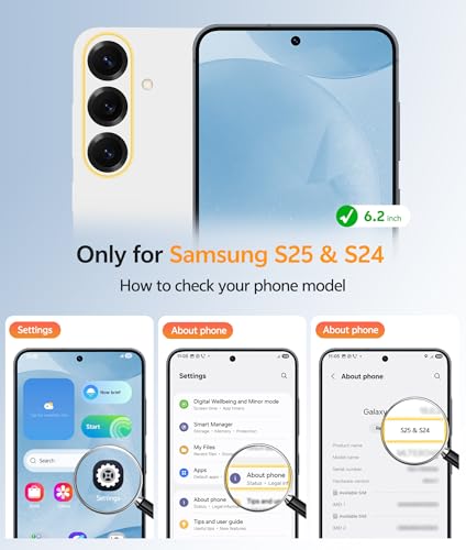 Image of FNTCASE for Samsung Galaxy S25 /S24 Case: Galaxy S24 /S25 Phone Case [Fit with Magsafe] Translucent Matte Case [Screen Protector] Military Grade Shockproof Protective Phone Cover-Light Blue