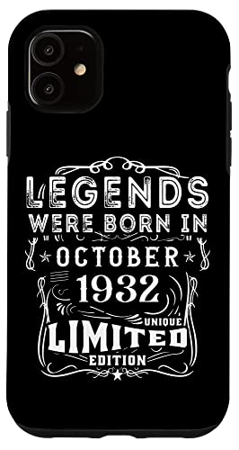 Installazione facile Custodia per iPhone 11 Regalo di compleanno Ottobre 1932 Edizione Limitata Usato