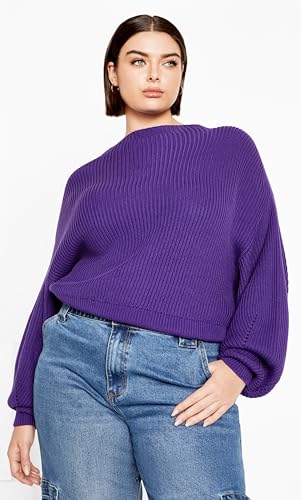 Image of City Chic Women's Plus Size Sweater - Angel Sleeve