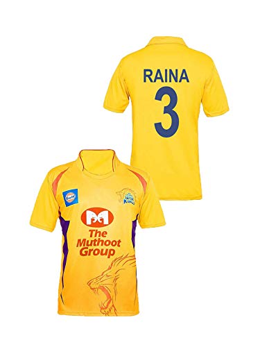 raina csk jersey