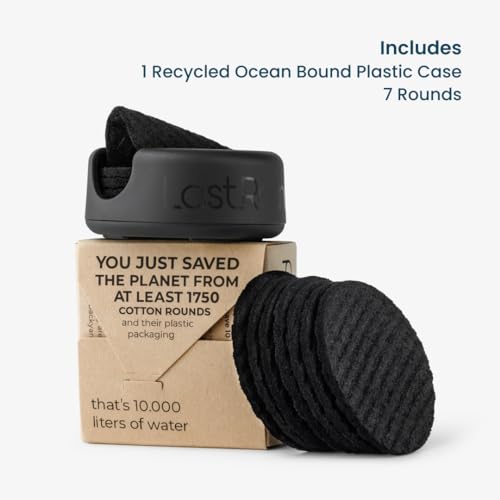 LastRound-Sustainable-Reusable-Cotton-Rounds-for-Facial-Cleansing--Zero-Waste-Eco-Friendly-Makeup-Remover-Pads-for-All-Skin-Types-with-Travel-Storage-Case