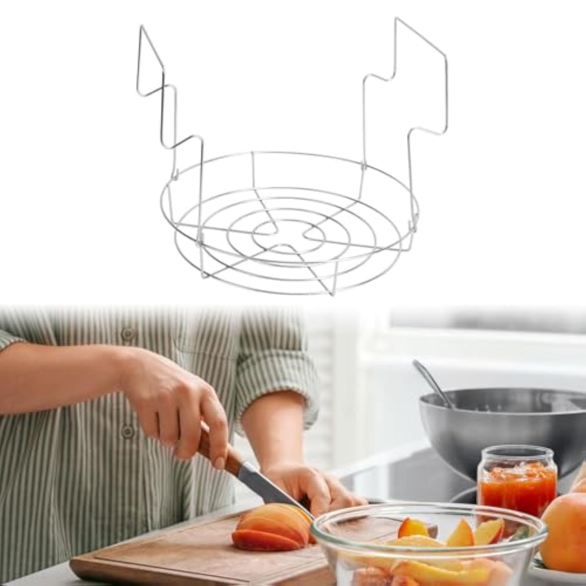 Stainless Steel Canning Rack Kitchen Storage