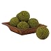 Nearly Natural 4795 Berry Ball, 4-Inch, Green, Set of 6