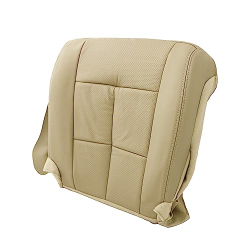 BuliBoao Driver Bottom Microfiber Leather Seat Cover Fits for Lincoln Navigator 2007-2014 Tan