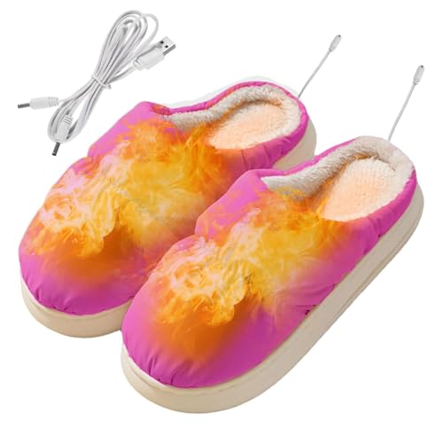 Chaussons chauffants électriques USB à diffusion thermique rapide - 7