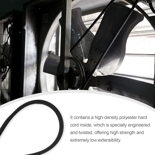 sourcing map 9N2110 Metric Standard Replacement Belt, 2110mm (83.1") Outer Circumference x 9.7mm Width x 8mm Thick, 3V830 Rubber V Belt - Image 4