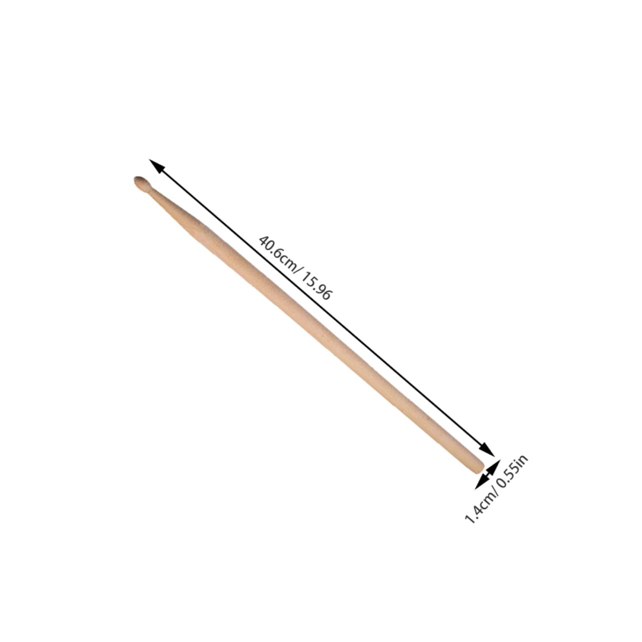TOYANDONA Bacchette per Batteria in Legno di Acero con Manico Comodo 2set con Borsa in Velluto Nero