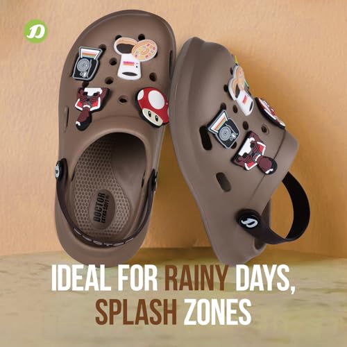 Image of DOCTOR EXTRA SOFT Unisex-Child Kids Classic Ultra Soft Clogs /Sandals with Adjustable Back Strap| Comfortable & LightWeight| Stylish & Anti-Skid| Indoor & Outdoor Casual Sports Mules Boys & Girls D-529