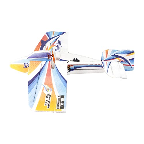 Radio control RC Dolphin de ala EPP flexible: avión Lento Flyer de 580mm para armar sin prisa 4