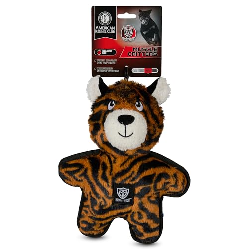 American Kennel Club Plush Dog Toy with Squeaker for Moderate Chewers, Soft Stuffed Dog Toy for...