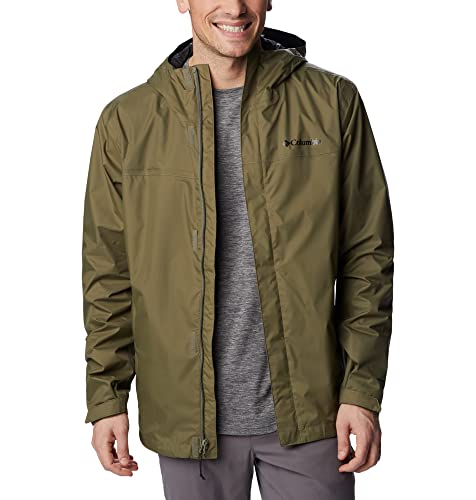 Columbia Herren Watertight 2 Jacket Wasserdichte Regenjacke, Stone Green, L EU