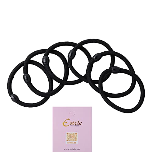 Pack of 6 Elastic Cotton Stretchable Hair Rubber Bands